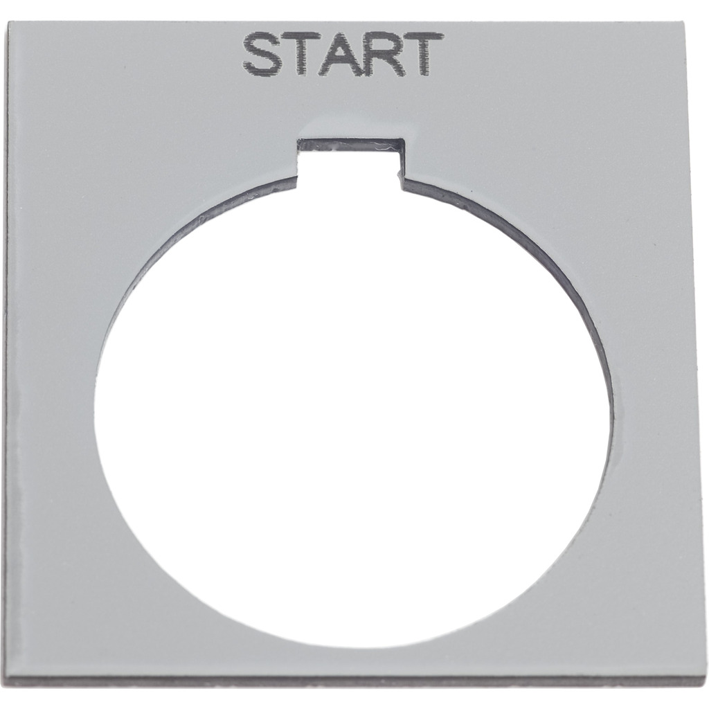 PUSH BUTTON LEGEND PLATE 30MM T-K