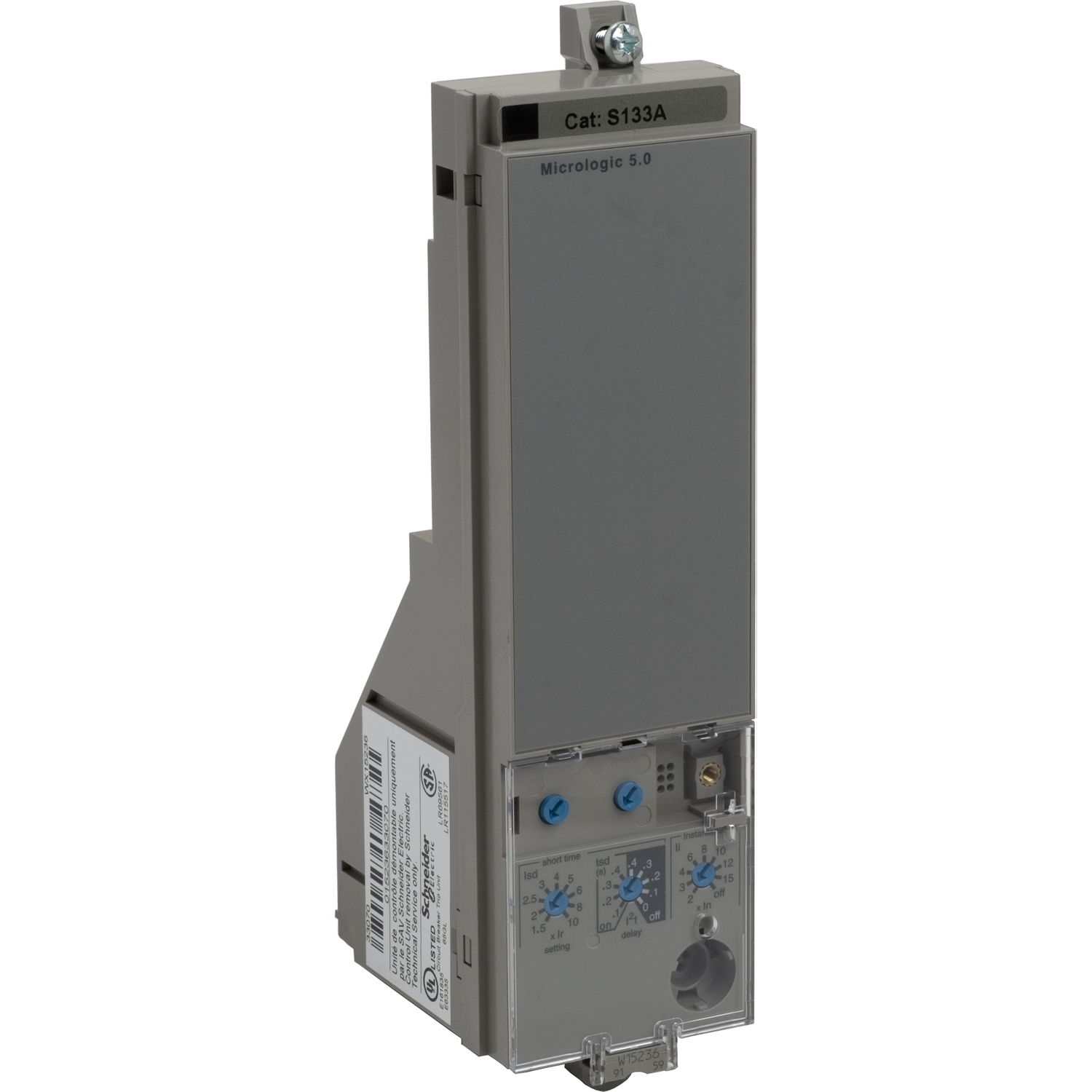 Trip unit, PowerPact P, R, with rating plug, Micrologic 5.0, LSI protection
