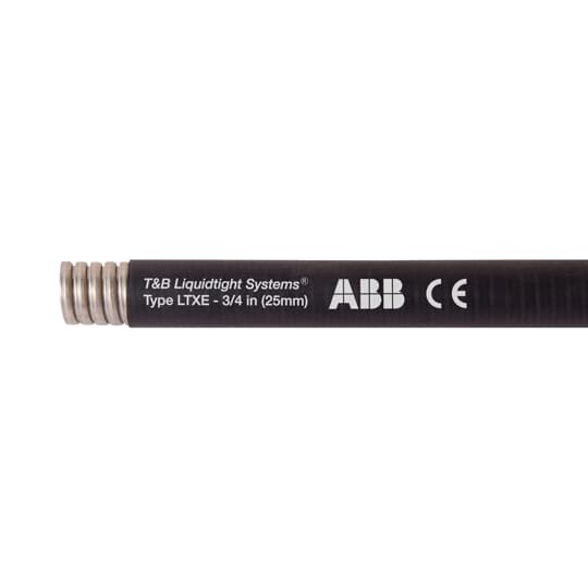 LTXES02B-C T&B Type LTXE Extreme Temperature Liquid Tight Conduit, 1/2 in Trade, 0.622 in ID x 0.84 in OD, 100 ft L, Steel