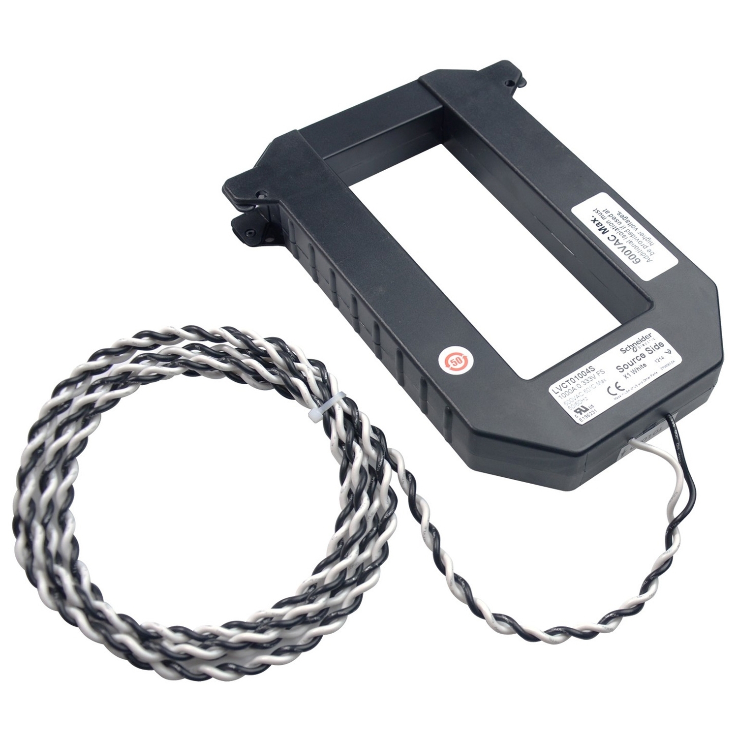 LV CT 2000 A - 0.333 V output - split core CT - 62 mm x 201 mm
