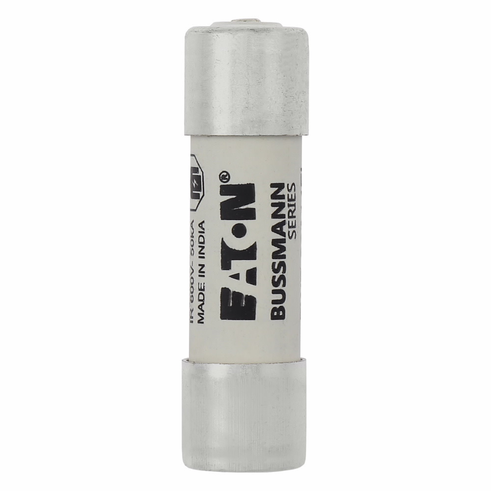 Eaton Bussmann series FWP high speed fuse, 700 Vac (IEC), 800 Vdc (UL), 690 Vac (IEC), 10A, 200 kAIC at 300 Vdc, 50 kAIC at 300 Vdc, Non Indicating, High speed fuse, Ferrule end X ferrule end, Class aR, White, Ceramic