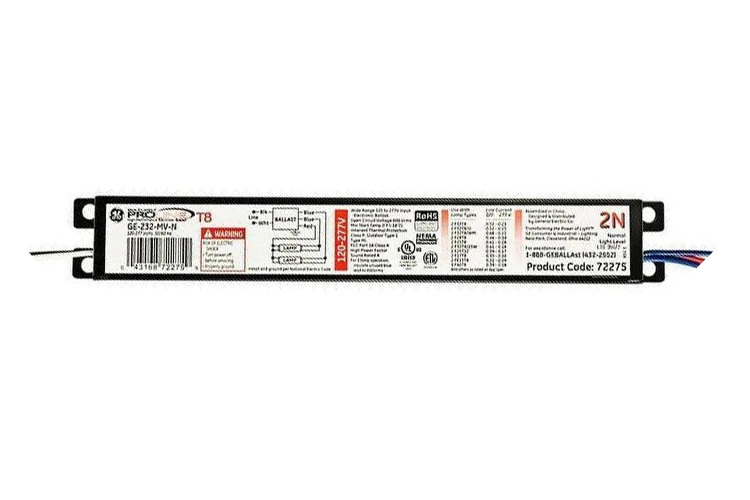 GE UltraMax, 60 Hz, Normal Ballast Factor, Instant Start, 9.5 IN Length, 1.3 IN Width, 1.18 IN Height