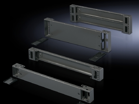 Base/plinth components, front and rear, 200 mm, Sheet steel Packaging Unit: 2 pc(s).