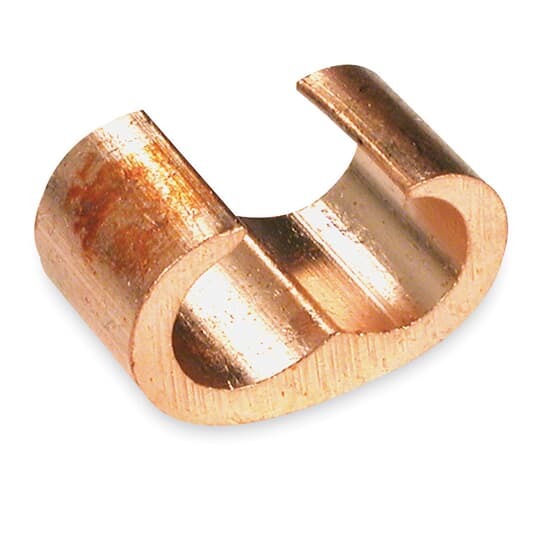 Copper C-Tap, Wire Range Main: 250-500 Branch 350-6 (#6 AWG Branch Must Be Doubled), Plain Finish, Die Code 115H, Die Color Code Yellow, Number of Crimps 2