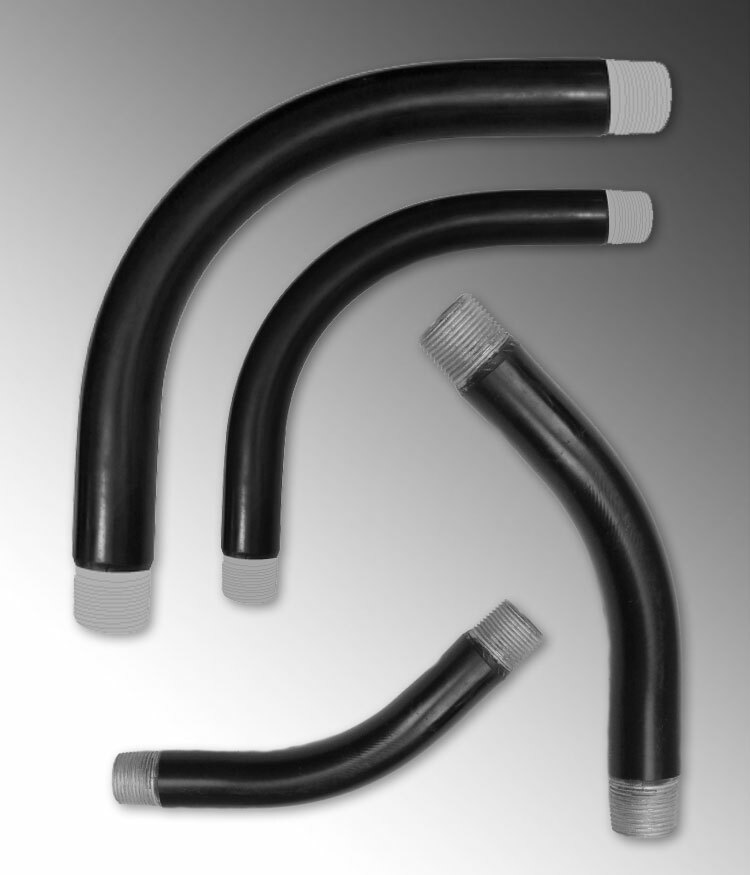 PVC Coated Galvanized Rigid Special Radius Conduit Elbow 1-1/2" Trade Size 90 Degree Bend 24" Radius UL Listed UL6 E226472 C80.1