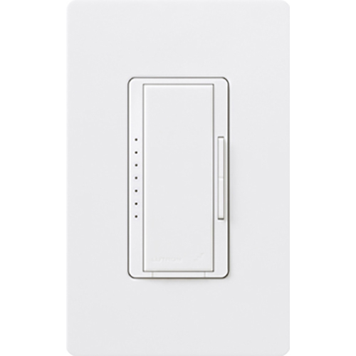 RadioRA 2 Dimmer, Incandescent/Halogen, Magnetic Low-Voltage, Multi-location/single-pole, neutral required, 120V/1000W in white