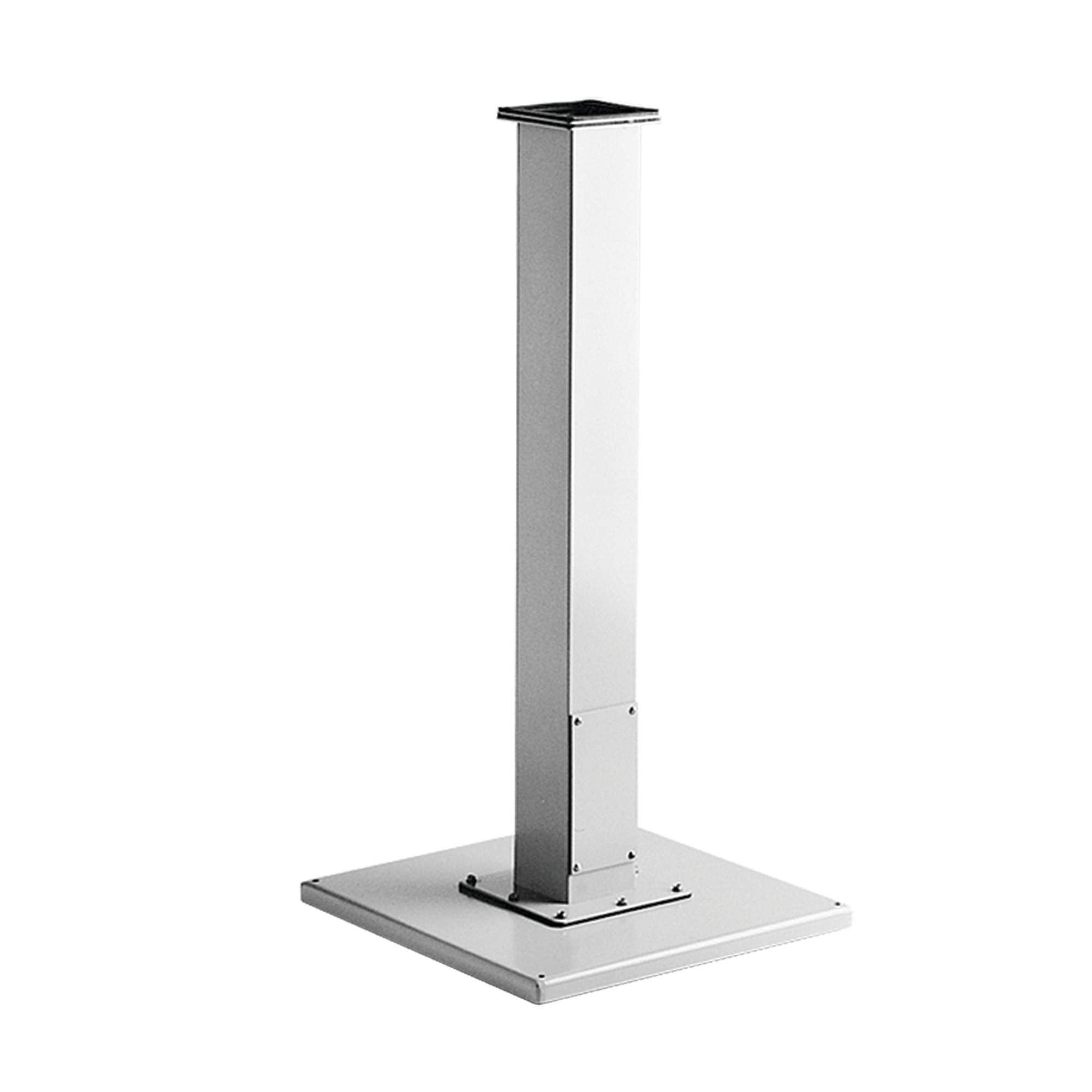 Pedestal System Straight Column, 35.00x4.00x4.00, Gray, Mild Steel