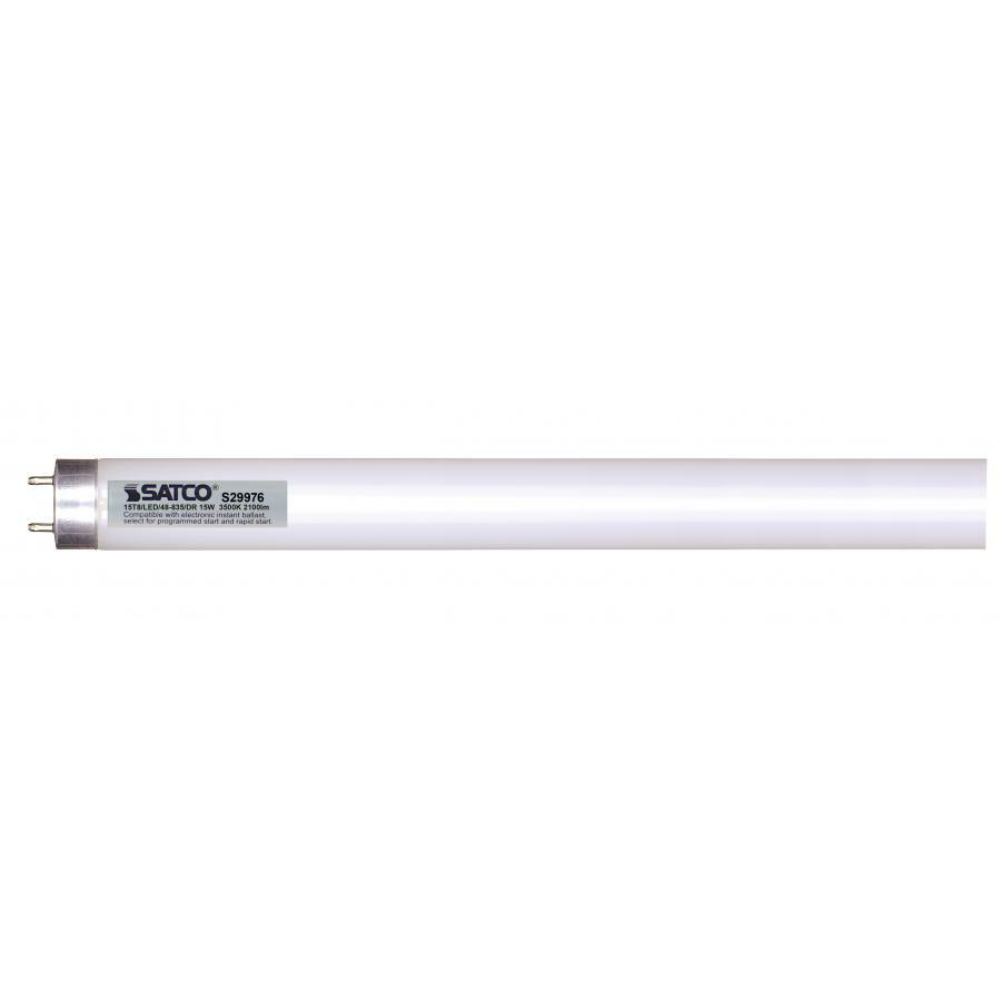 15 Watt T8 LED - Medium Bi-pin Base - 3500K - 50000 Average Rated Hours - 2100 Lumens