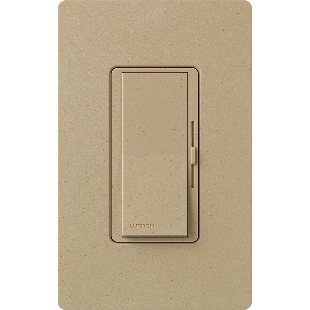 Diva Dimmer - Satin Finish, Magnetic Low-Voltage, 3-way, 120V/600VA (450W) in mocha stone