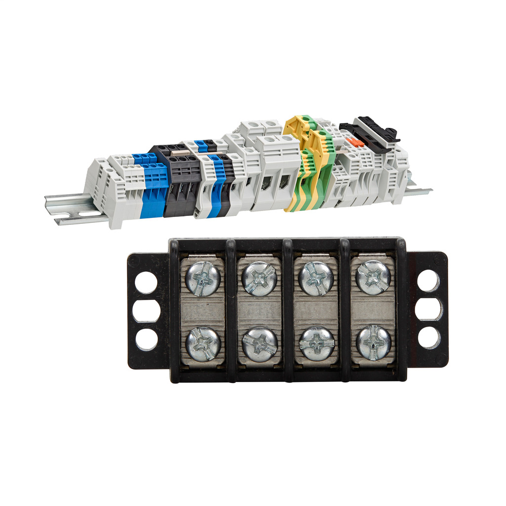 END BRACKET, SCREWLESS MOUNT, 35MM RAIL