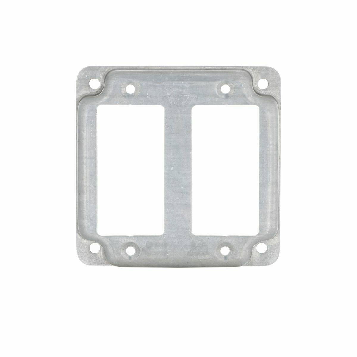 4 In. Square Exposed Work Covers - Raised 1/2 In., 2 GFCI