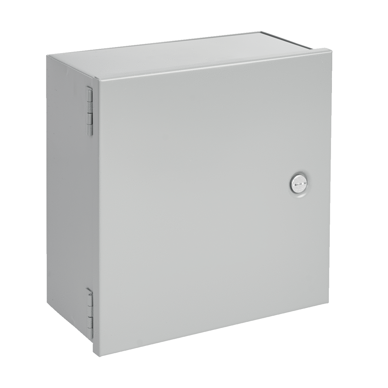 Small Hinge-Cover Enclosure Type 1, 12.00x10.00x6.00, Gray, Steel