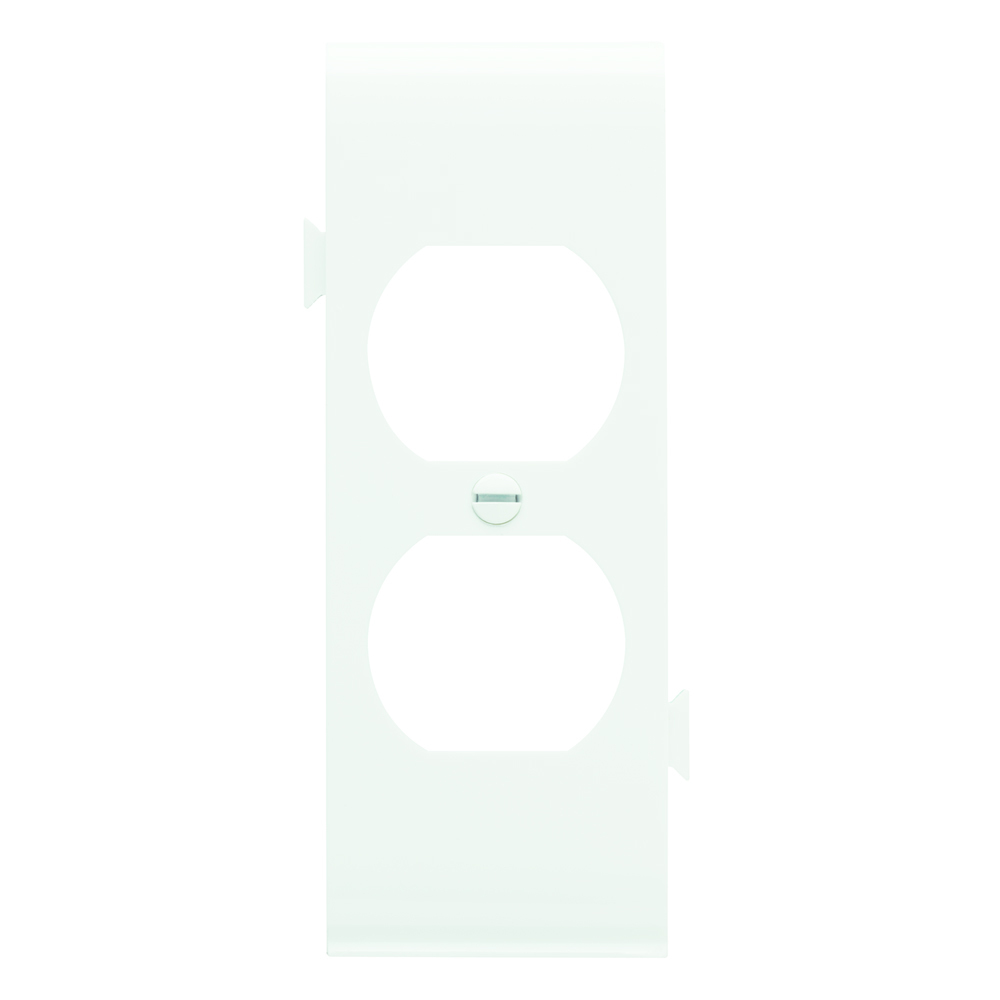 Sectional Wall Plate Semi-Jumbo Duplex Center Section White