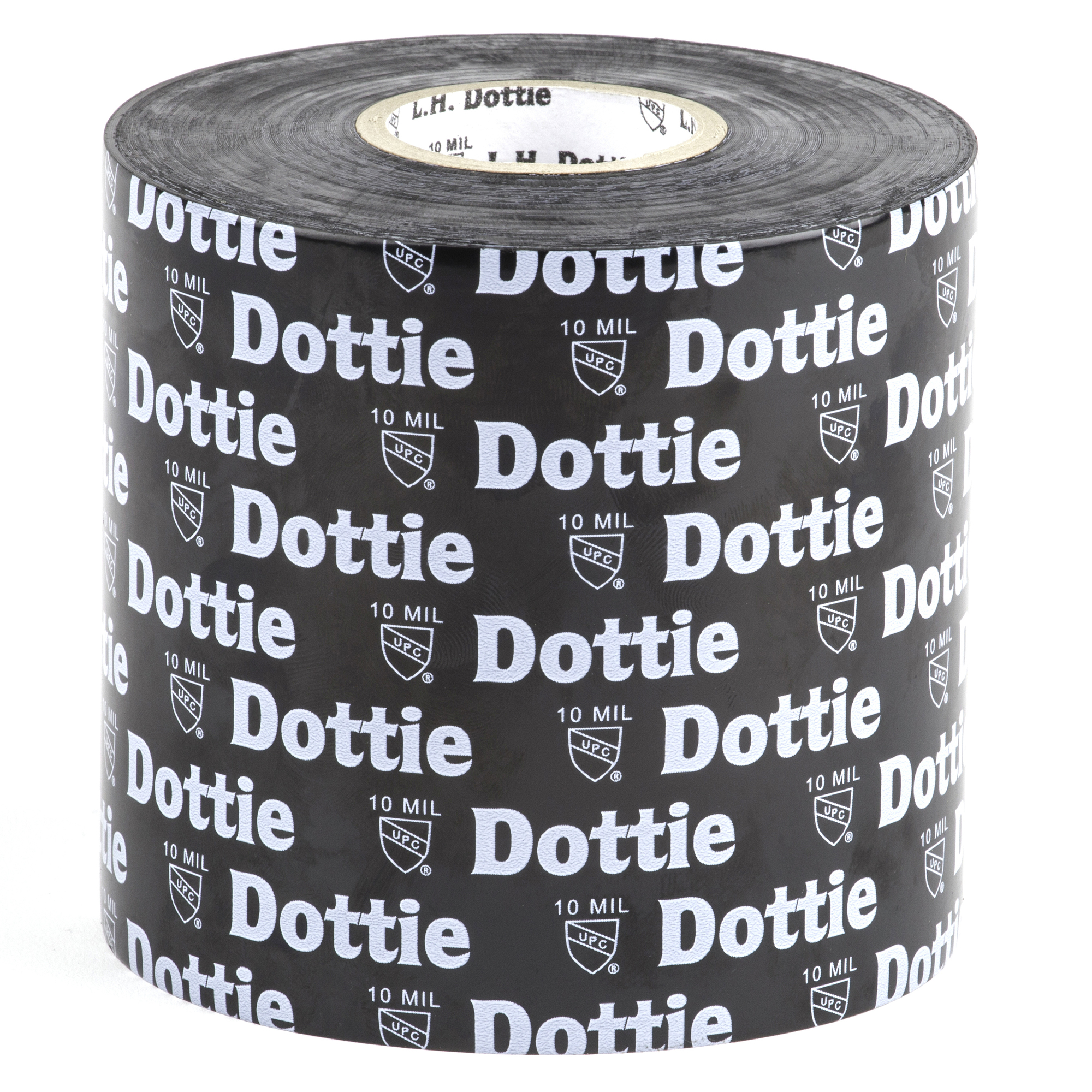 Pipe Wrap, Polyvinyl Chloride material, 100 ft. length, 4 in. width, 10 mil. thickness, Rubber Resin backing material
