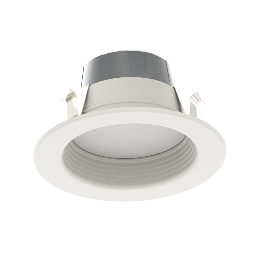 Resi Retro Ho  4" Rd Metal White 10W B 1000Lm 5Cct Cri90 Triac