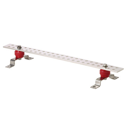 Grounding Busbar, 1/4IN x 2IN x 12IN (6.4mm