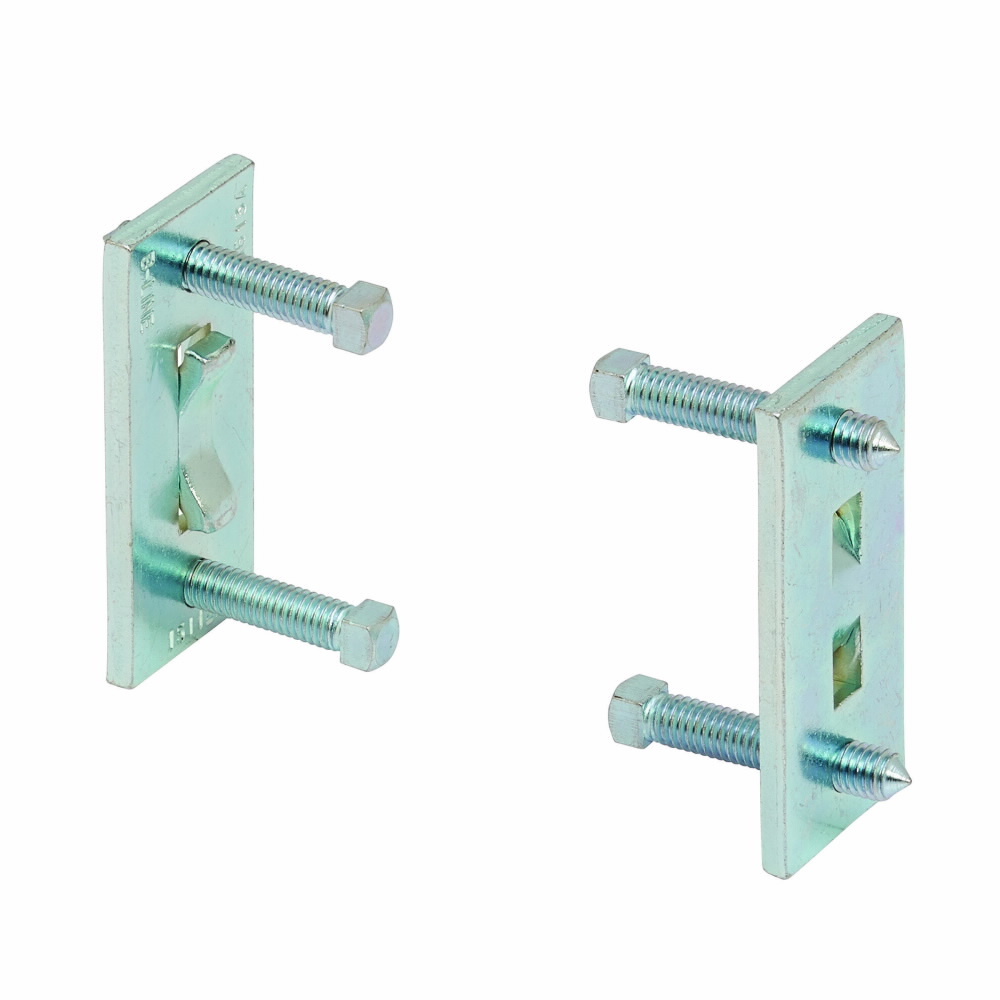 Eaton B-Line series column support for B52, 3.5" H x 3.5" L x 1.6250" W, Steel, 800 Lbs load cap, 3/8" screw, Column support for B22