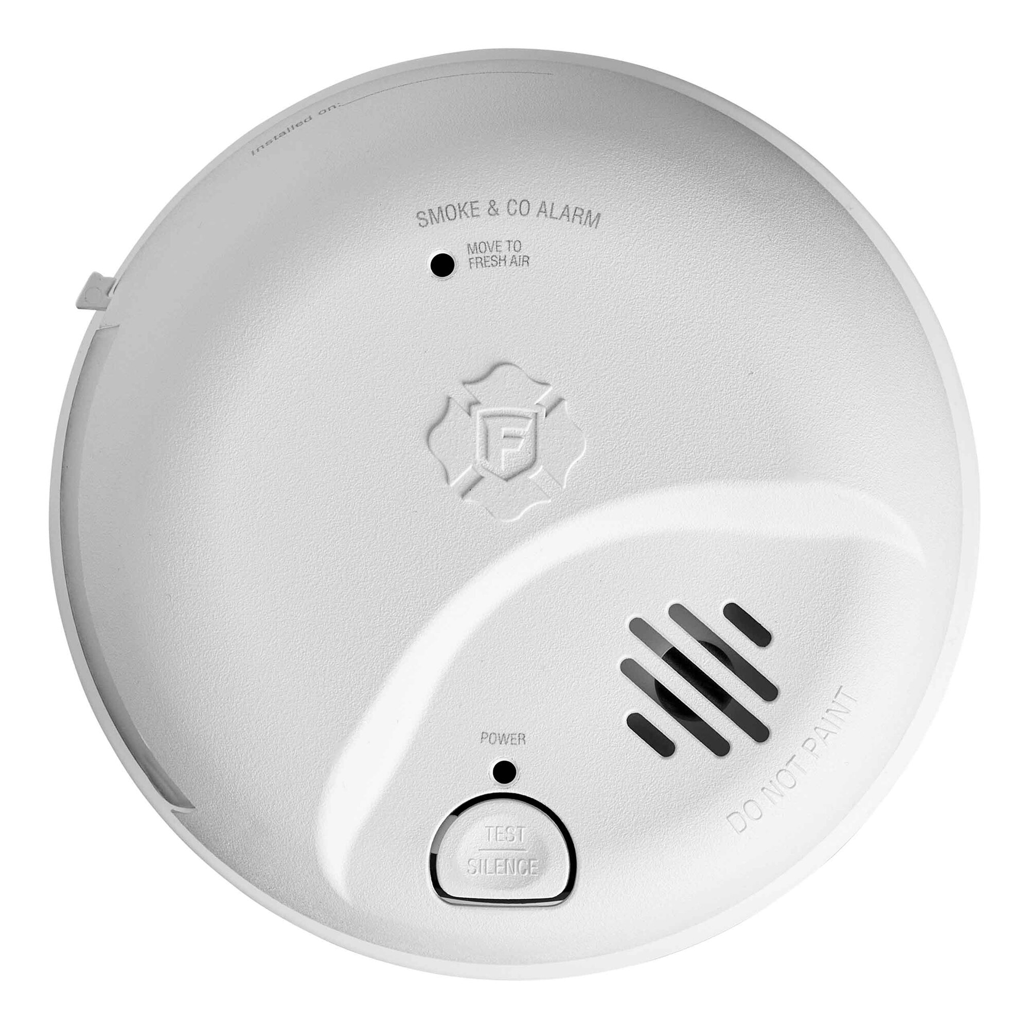 1046871 Smoke and Carbon Monoxide Alarm with 9V Battery Backup, Wire-In, Ionization
