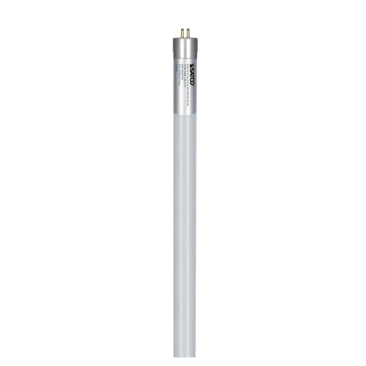 25 Watt T5 LED - Miniature Bi-Pin Base - 5000K - 50000 Average Rated Hours - 3400 Lumens - 120-277 Volts - Type B - Ballast Bypass - Single or Double Ended Wiring