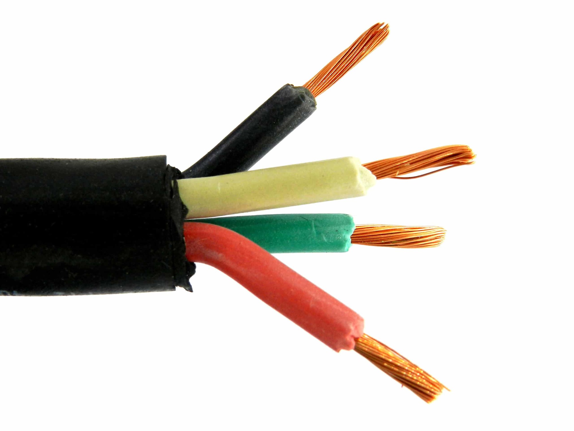 SOOW/SOW Cord, 12 AWG, 4 Conductors, Black, 1000 Foot Reel
