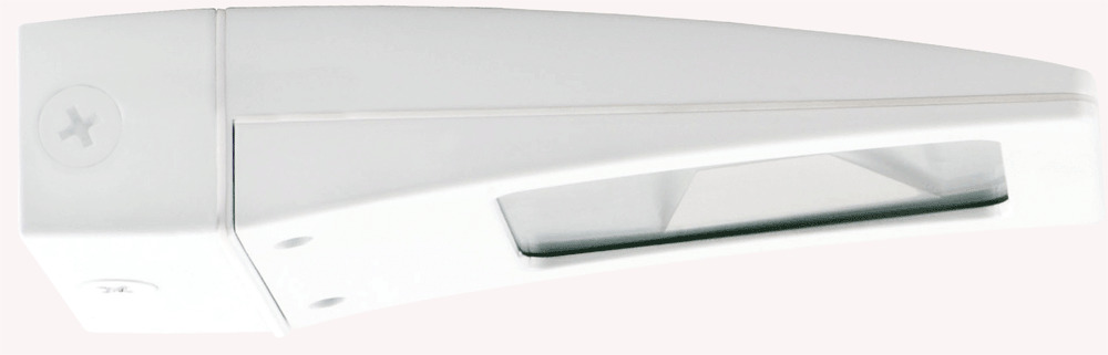 Lpack LED Wallpack 10W, 3000k, Junction Box, White