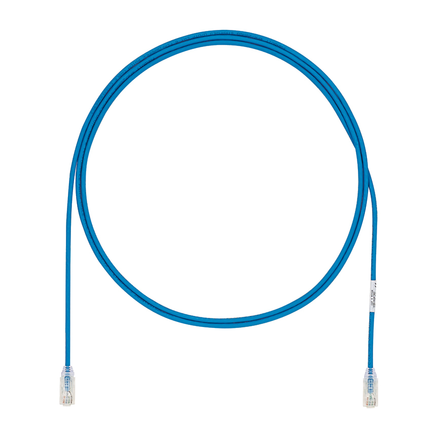 Cat 6A 28AWG UTP Patch Cord, CM/LSZH, Bl