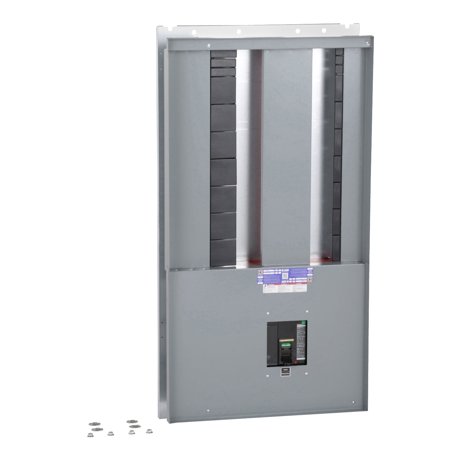 Interior, I-Line Panelboard, HCP, 600A, w/main breaker, 72in CB space, for 42in W x 86in H x 9.5in D box, Al bus