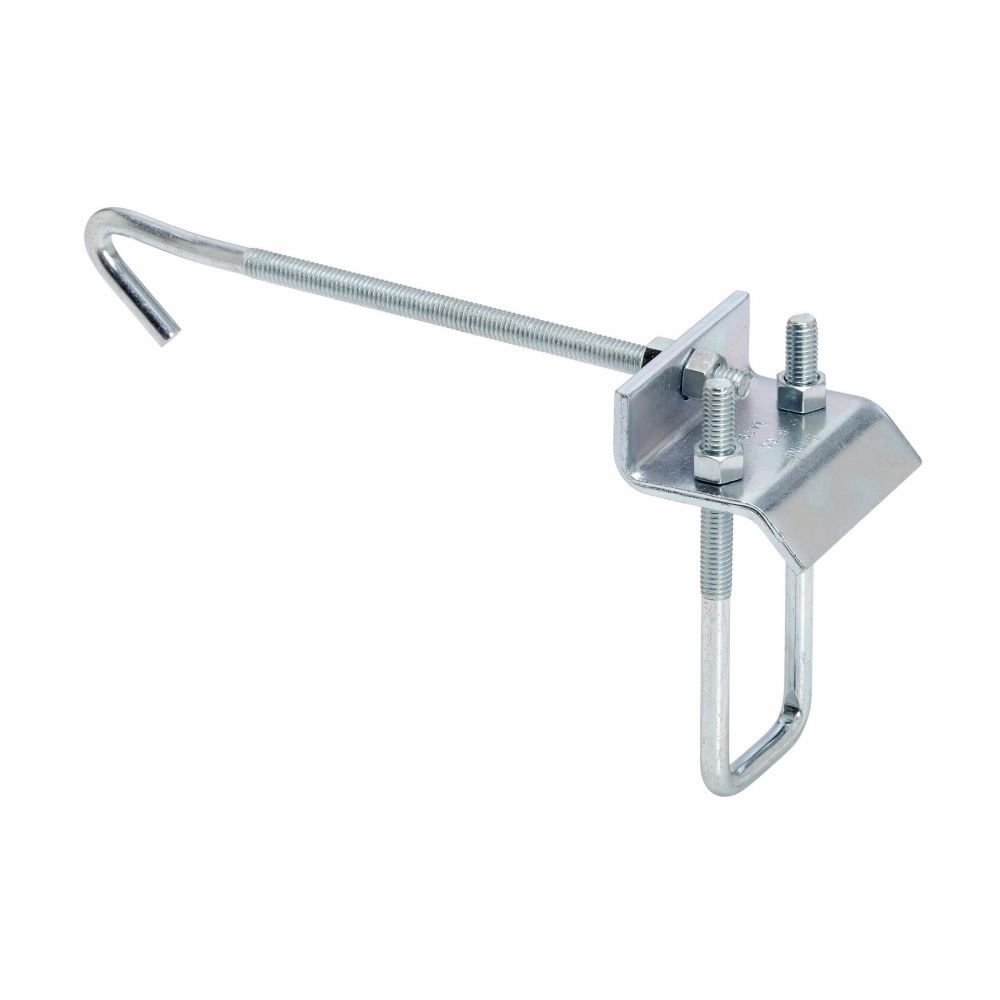 Eaton B-Line series beam clamp assembly, 5" H x 6" L x 3" W, 1" beam thickness, 8.875" beam width
