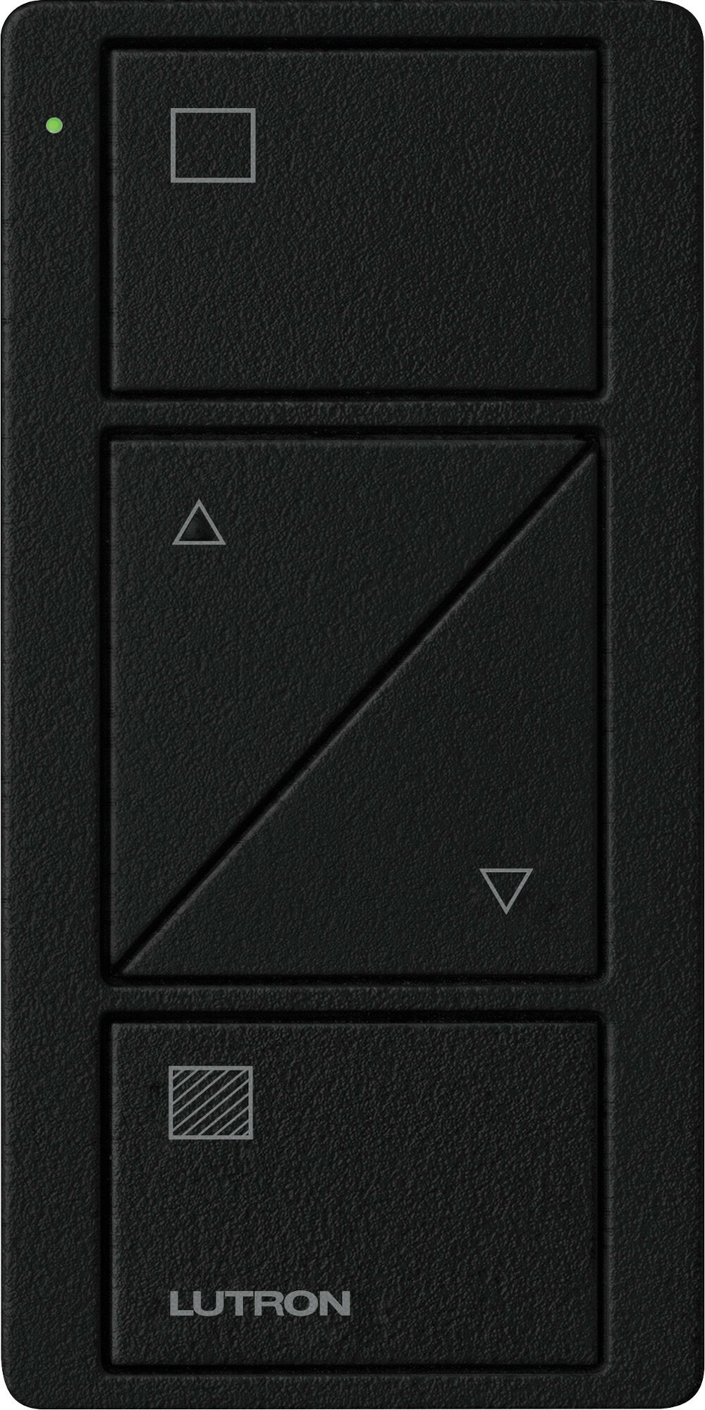 Lutron 2-Button with Raise/Lower, Pico Smart Remote, with Shade Icons - Midnight