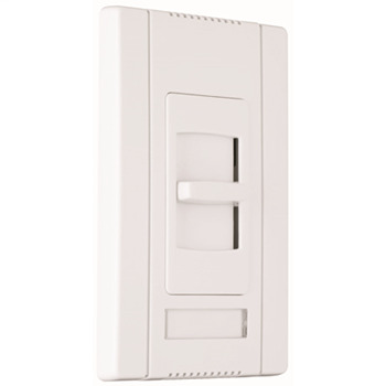 Titan Series LED 4-Wire Single-Pole Dimmer, White CD4FBLW