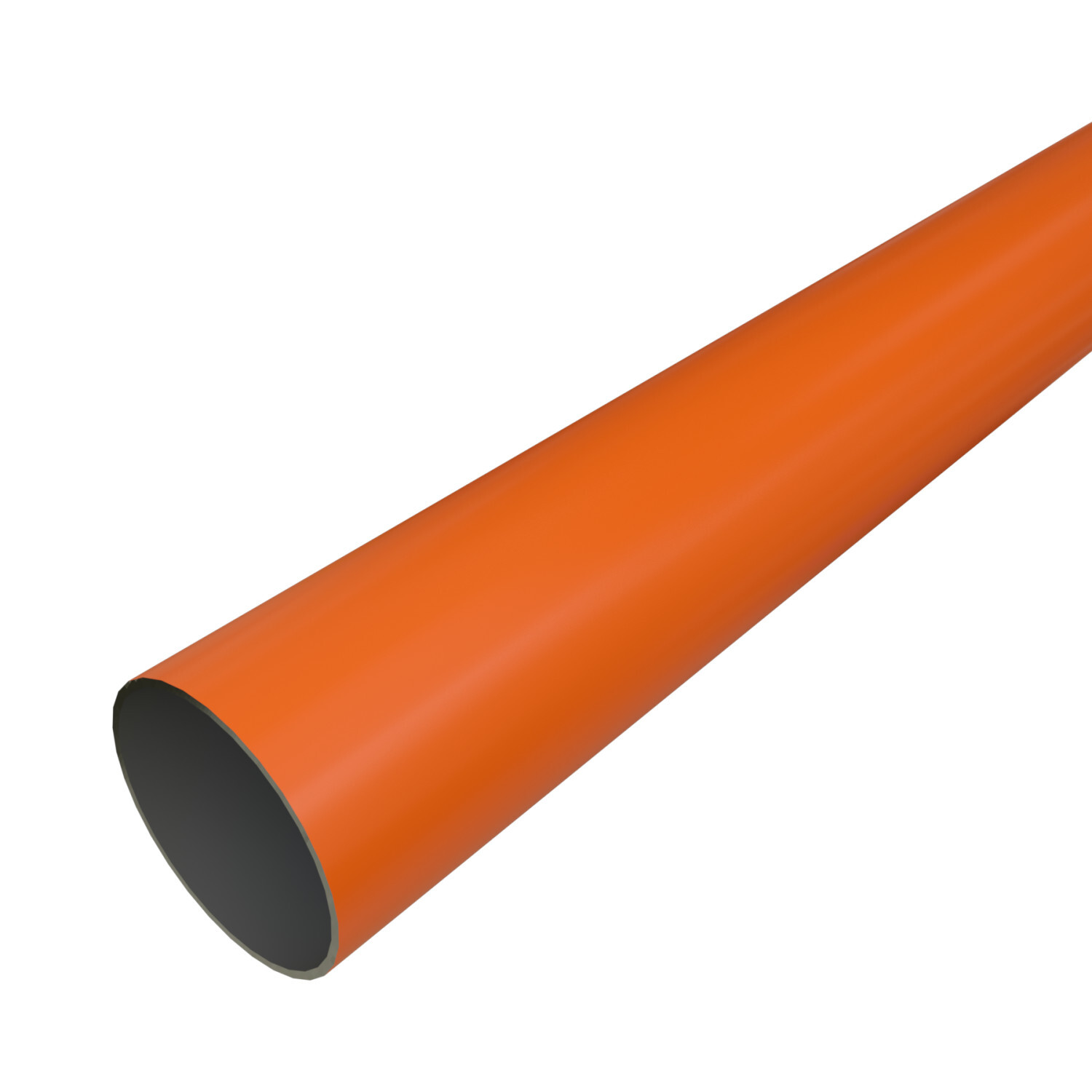 1" Electrical Metallic Tubing, EMT, Galvanized Steel, 10' Long, Orange