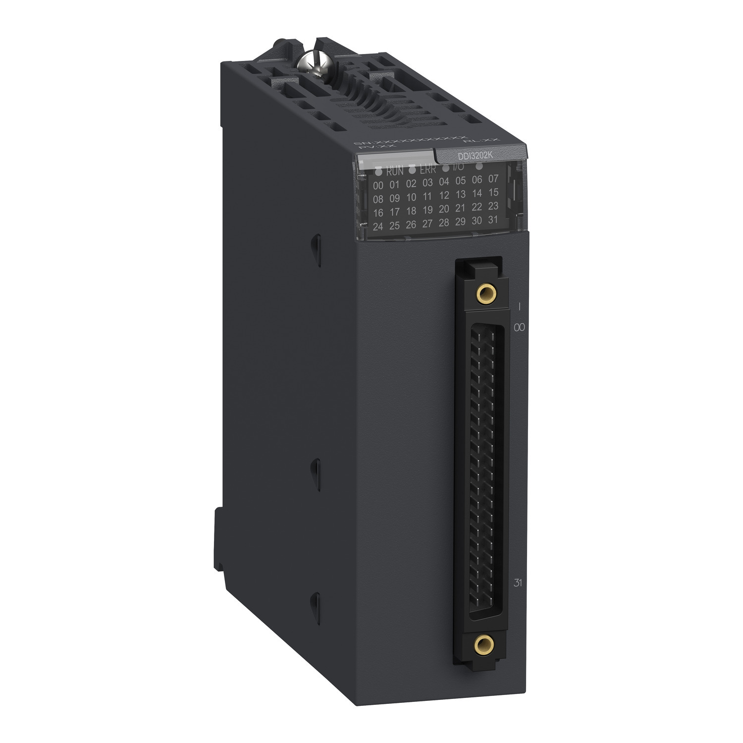 discrete input module, Modicon X80, 32 inputs, 24V DC positive