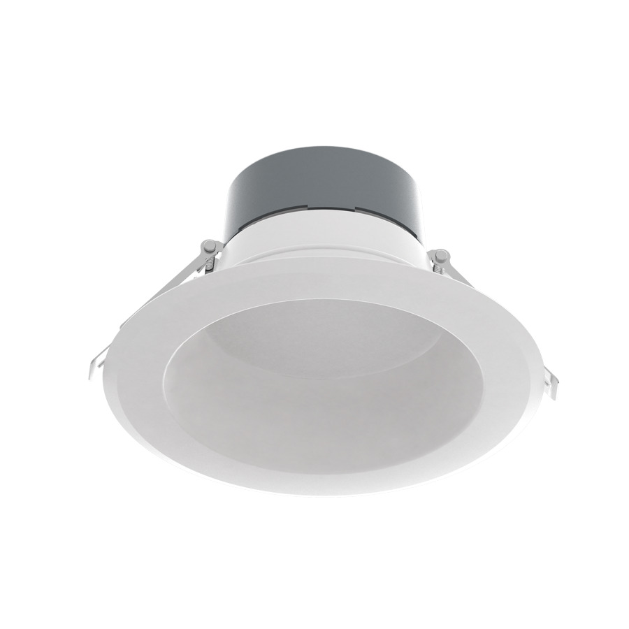Recessed Downlights 2400/2700/3000 Lumens Crled Field Adjustable 8 Inch Round 90CRI 3000/3500/4000/5000K 120V-277V White Smooth