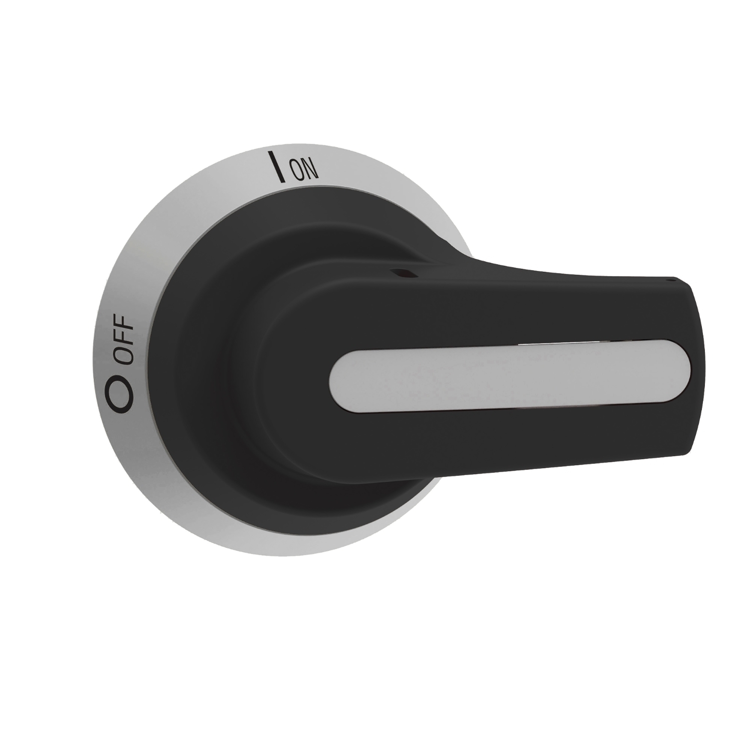 Disconnect switch, TeSys VLS, pistol grip handle, 70 mm diameter, screw mounting, black handle, 7 mm shaft, defeatable