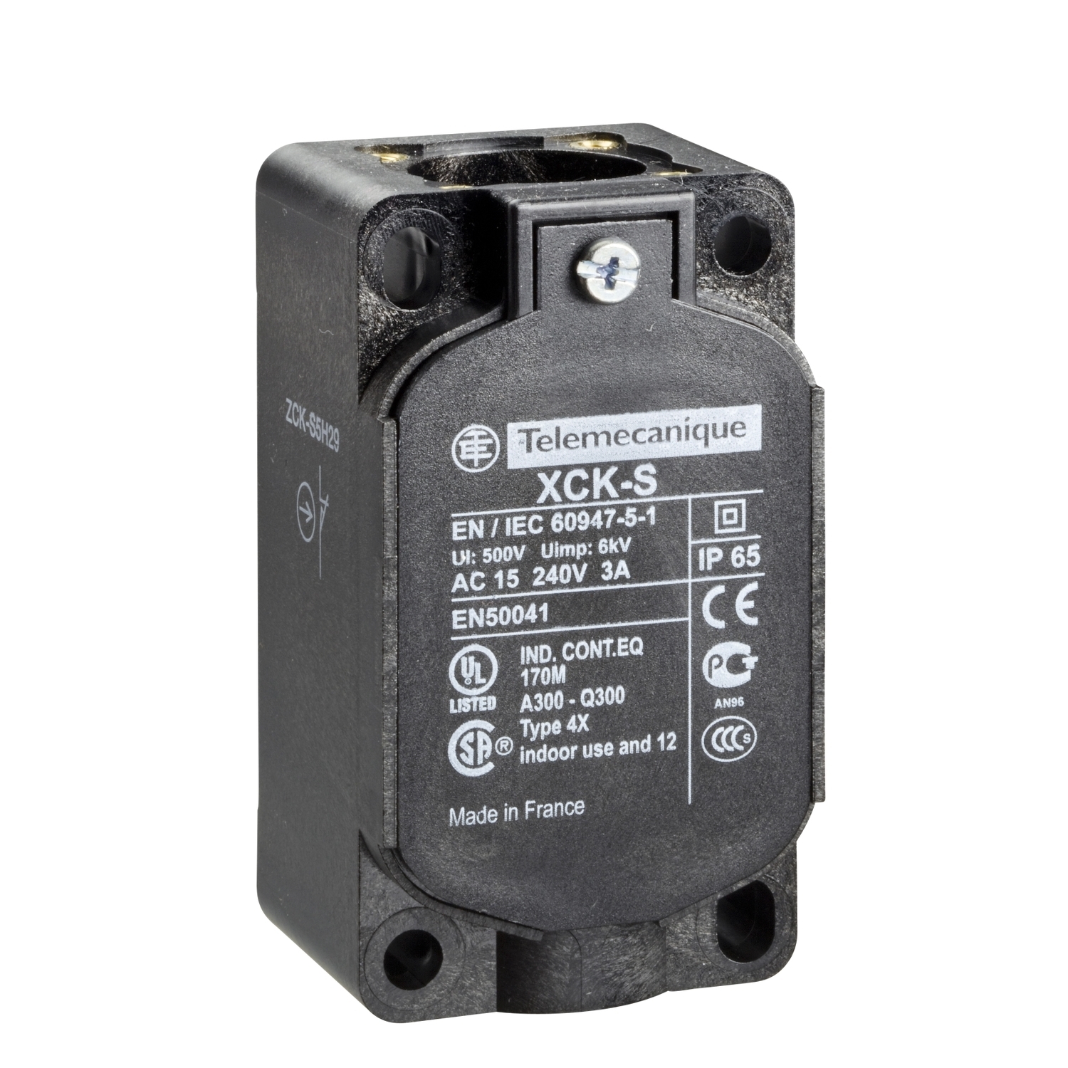 Limit switch body, Limit switches XC Standard, ZCKS, 2C/O, snap action, Pg13.5