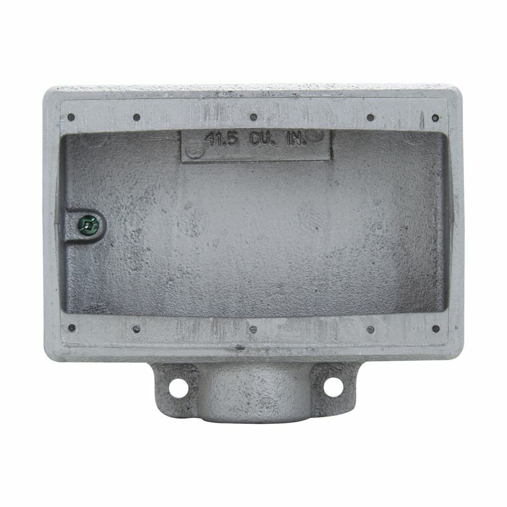 Eaton Crouse-Hinds series Condulet FD device box, Deep, Feraloy iron alloy, Three-gang, 3/4"