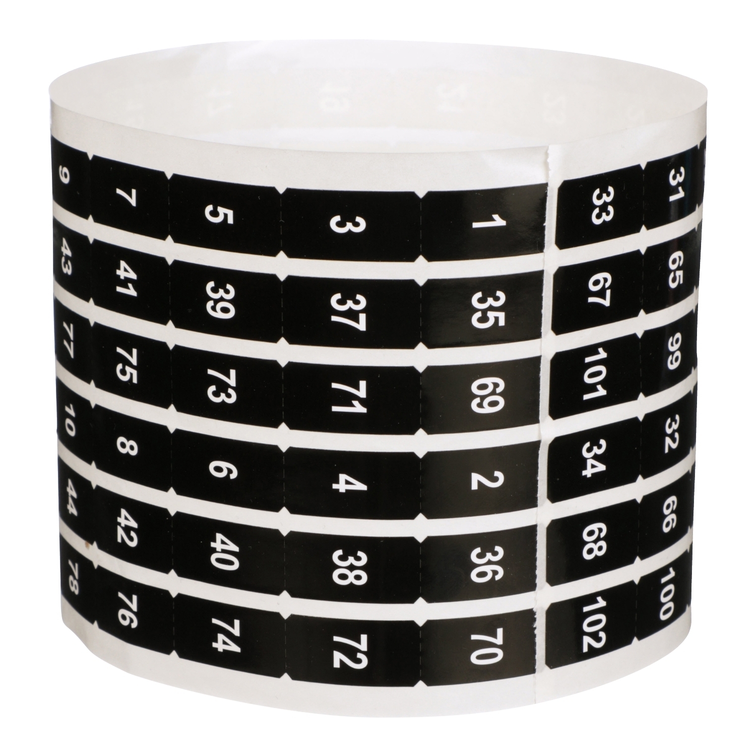 Panelboard accessory, NF, number strip, odd/even, 1 to 102