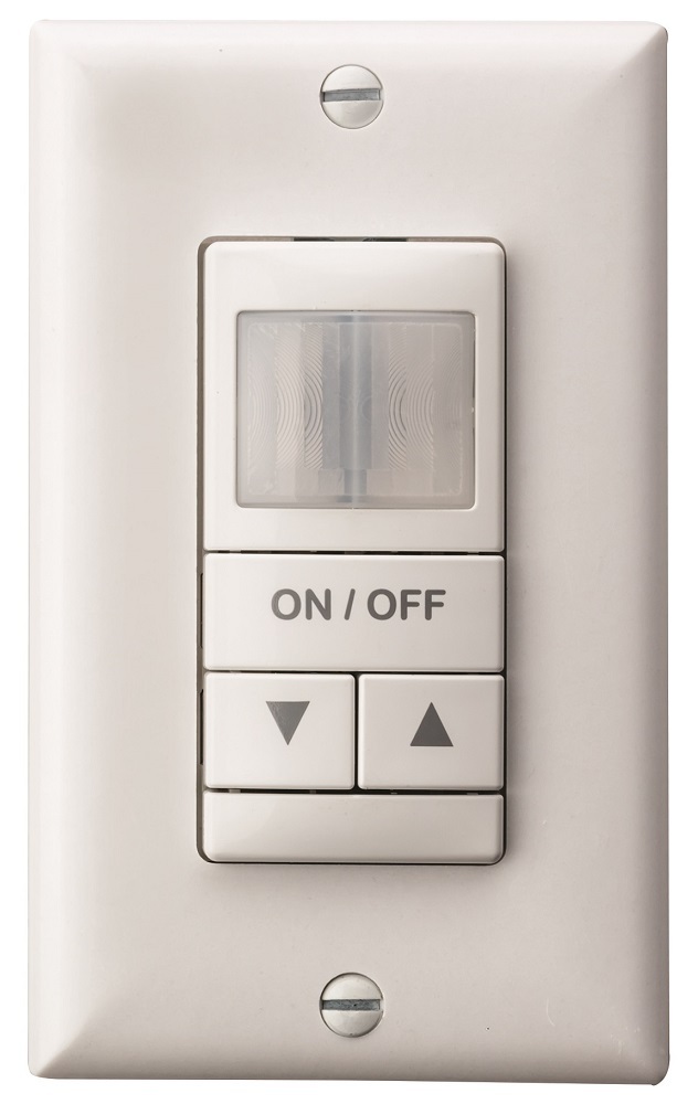 WSX D WH Wall Switch Occupancy Sensor, Occupancy Controlled Dimming, White