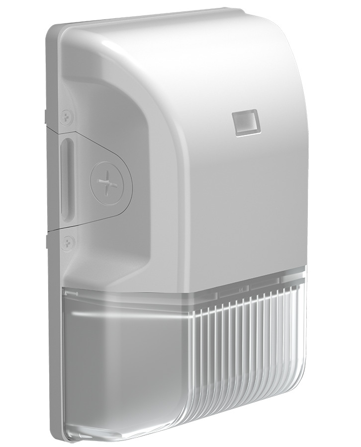 WALL PACKS 2600/2921/2703 LUMENS BRISK MINI 20W SELECT CCT 3000/4000/5000K PHOTOCELL WHITE