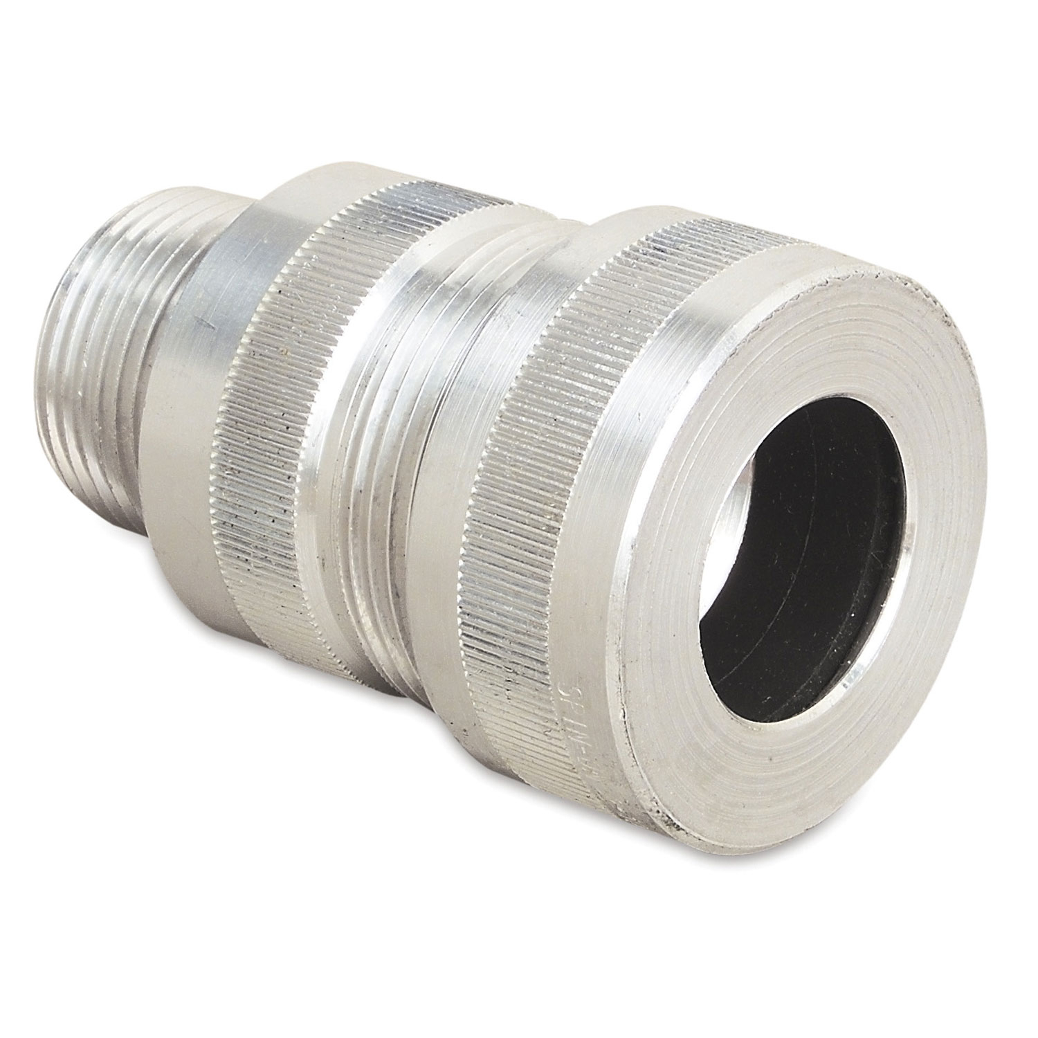 Spin-On Series II Connector Aluminum 1 inch Hub Size Cable range over armor 0.881-0.960 inch.