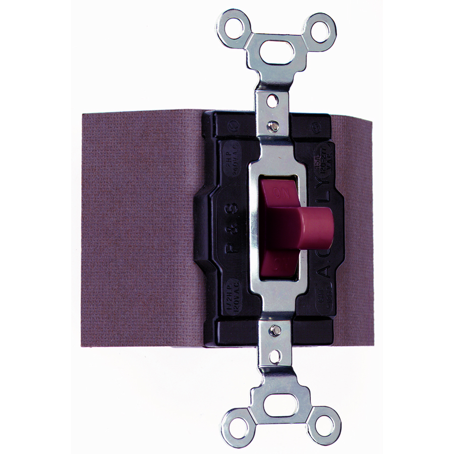 15 amps, 120/277 volts, Single Pole, Double Throw Switch, Momentary Contact, Brown.