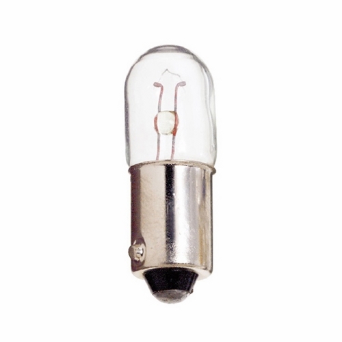 Miniature Lamp, Designation: 1829, 28 V, 1.96 WTT, T3 1/4 Shape, BA9s Miniature Bayonet Base, C-2F Filament, 1000 HR, 0.07 AMP, 1-3/16 IN Length, 13/32 IN Diameter