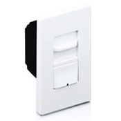 Renoir II Preset Slide Dimmer, Ballast 0-10V, Thin Heat Sink, Narrow, 16A, White