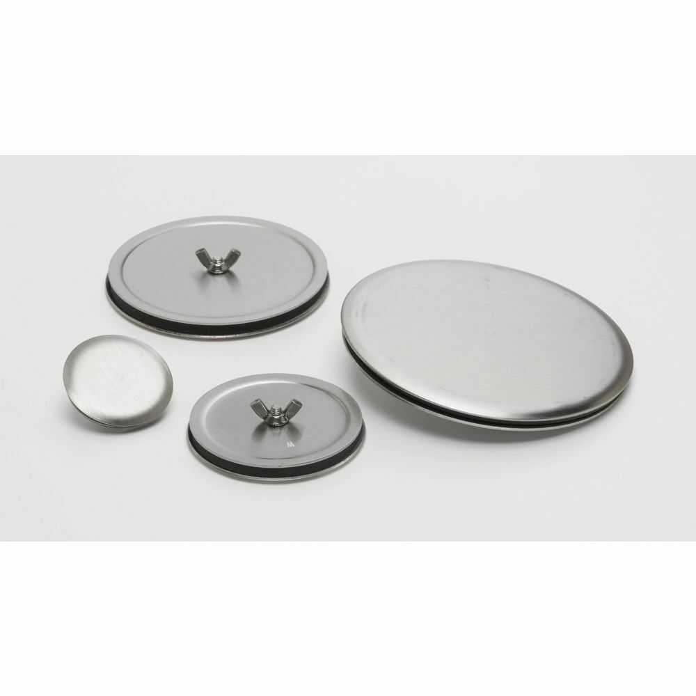 Eaton B-Line series other enclosure accessories, ANSI 61 gray polyester powder coated, 3-1/2 inch, Protects openings, pushbuttons and conduit openings, Stainless steel, Oil-tight Hole seals, Hole seals