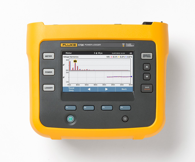 Three-Phase Power Loggers built with Fluke Connect mobile app and desktop software compatibility give you the data you need to make critical power quality and energy decisions in real-time. The ideal test tools for conducting energy studies and basic power quality logging, it automatically captures and logs over 500 power quality parameters so you have more visibility into the data you need to optimize system reliability and savings.