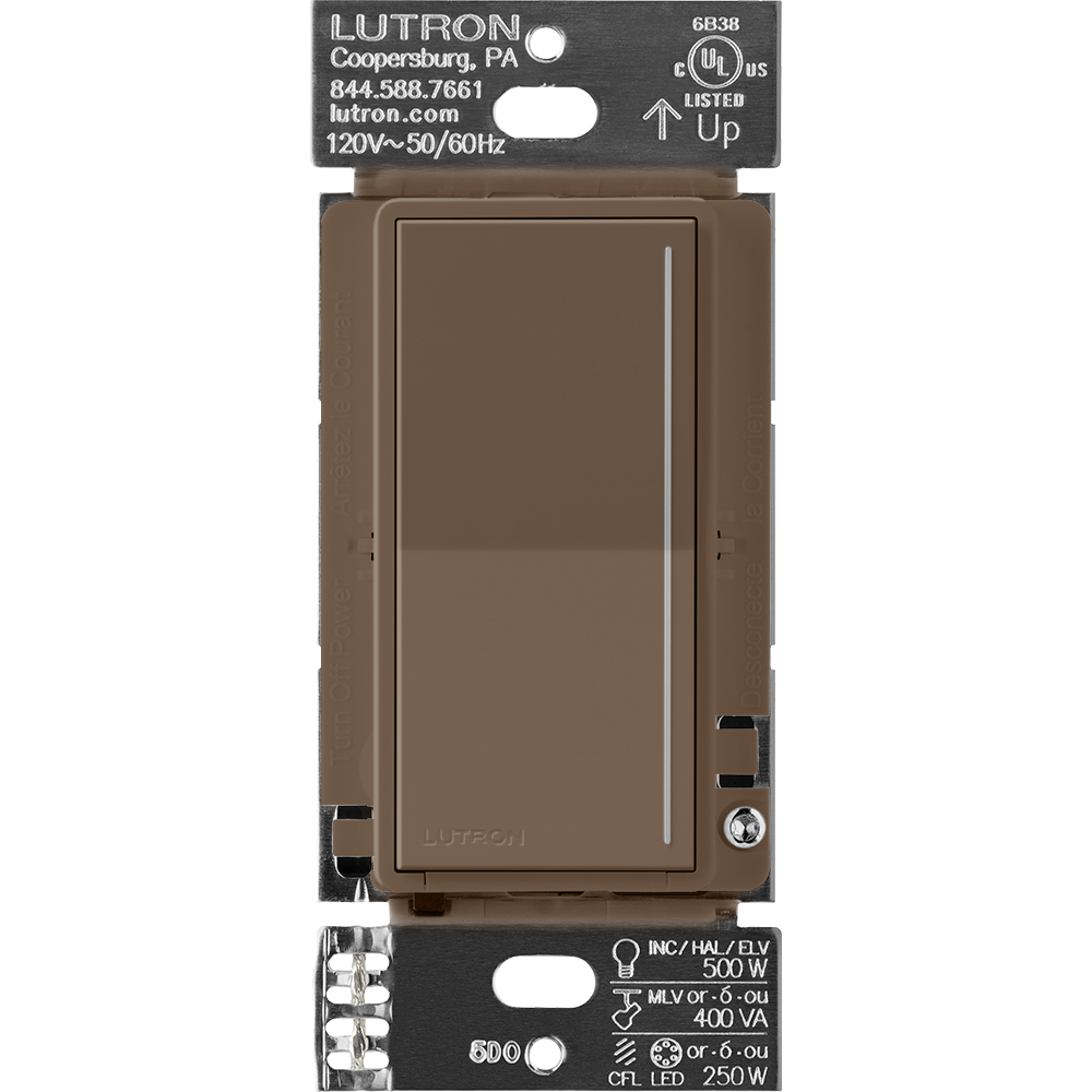 Lutron RadioRA 3 Sunnata RF PRO LED+ Touch Dimmer Switch, 250W - Espresso