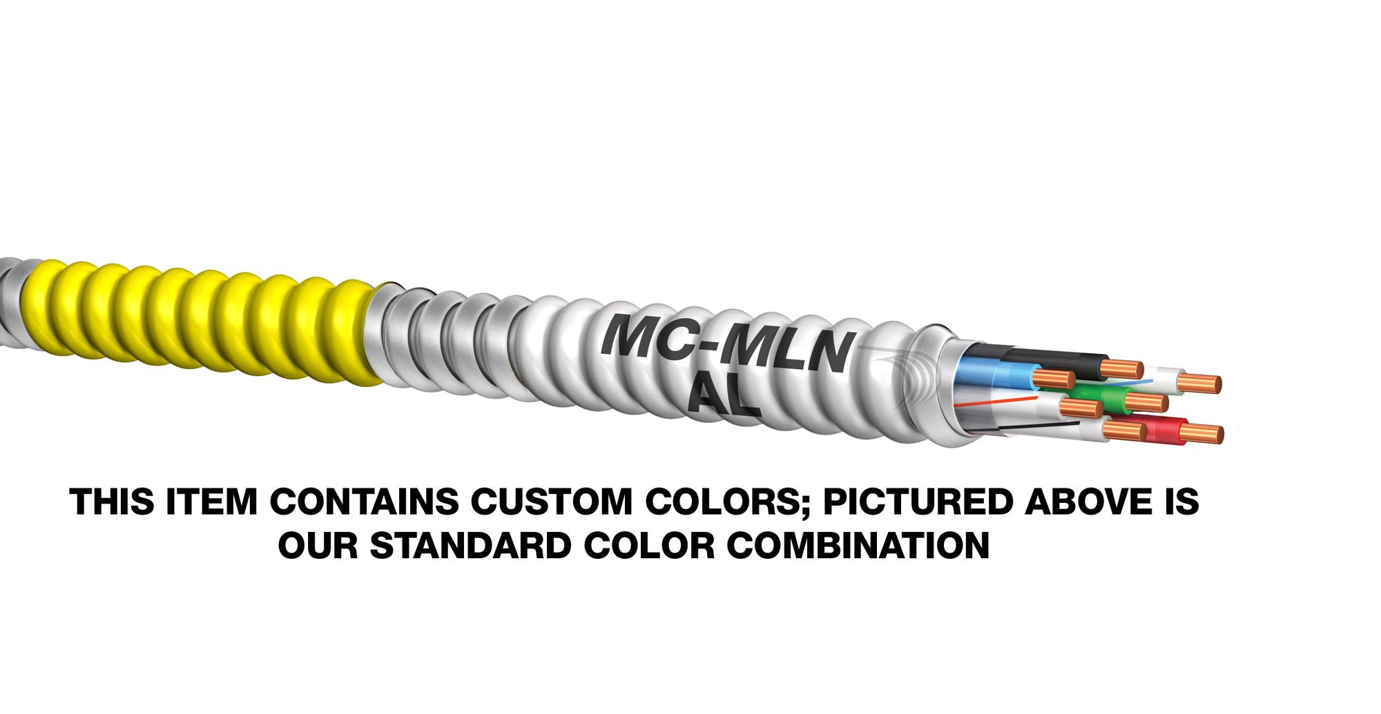 MC Aluminum Cable, Solid, 1000 Foot Coil