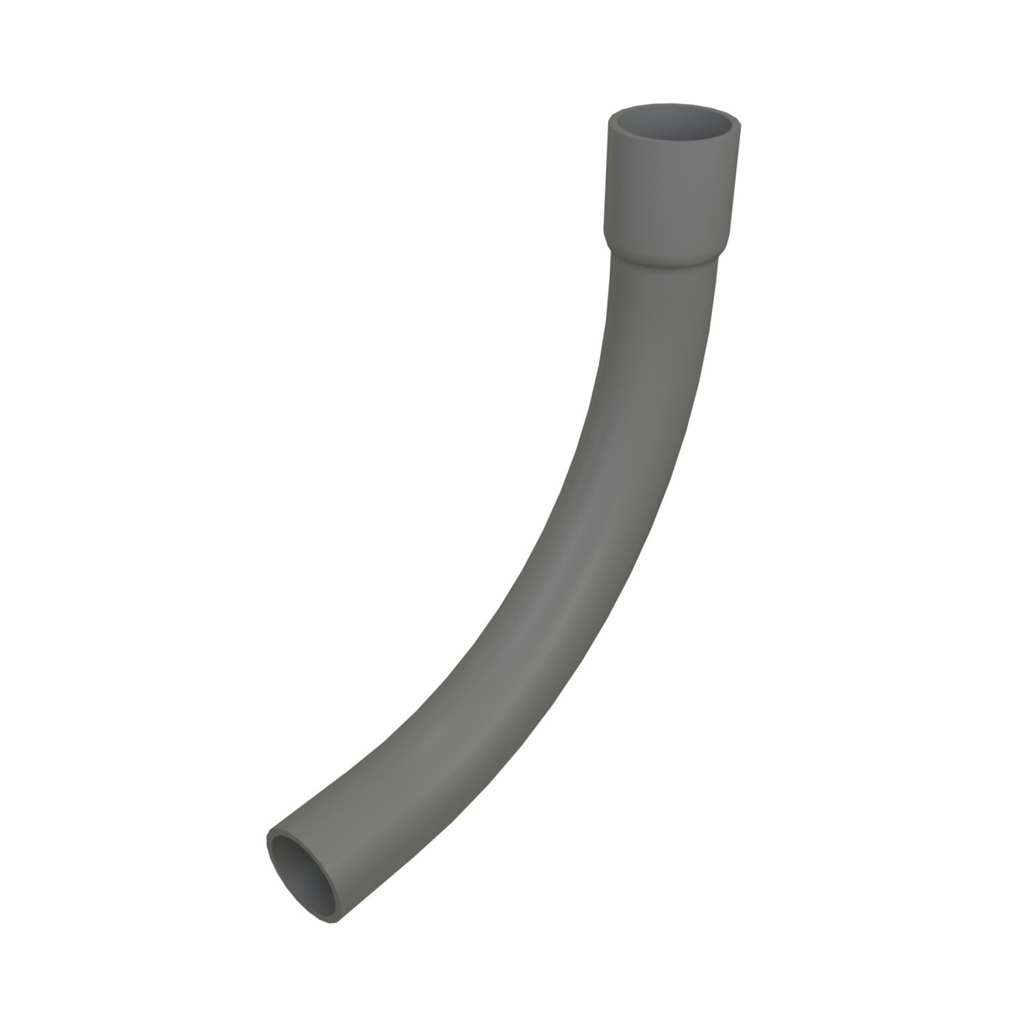 2 in x 90 deg PVC Schedule 80 Elbow, Standard Bend Radius, Plain End