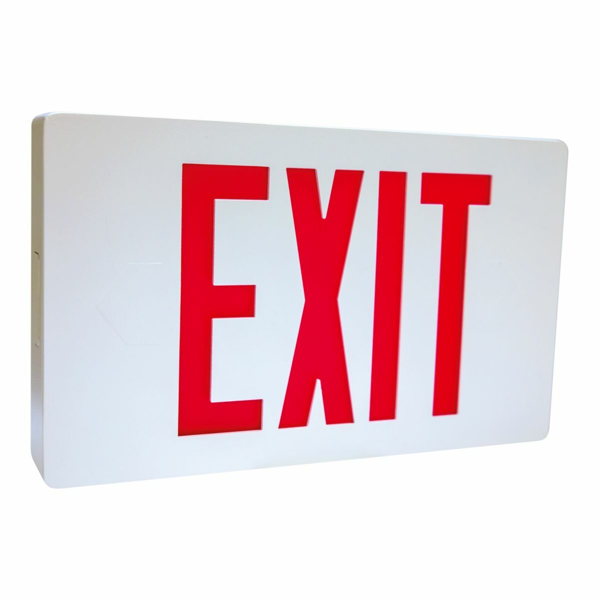 LED, White Face and Housing, Double Face, Red and Green Letters, AC Only
