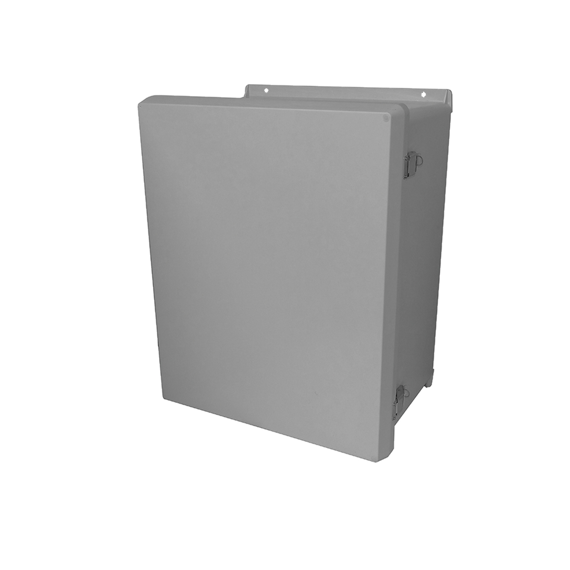 VJ Flat Opaque Cover Type 4X, 19.32x17.32x9.6, Lt Gray, FRP, HWPL